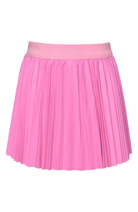 Kids' Pleated Faux Leather Skirt (Toddler & Little Kid)