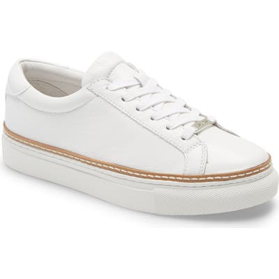 Jslides Leyla Platform Sneaker, White