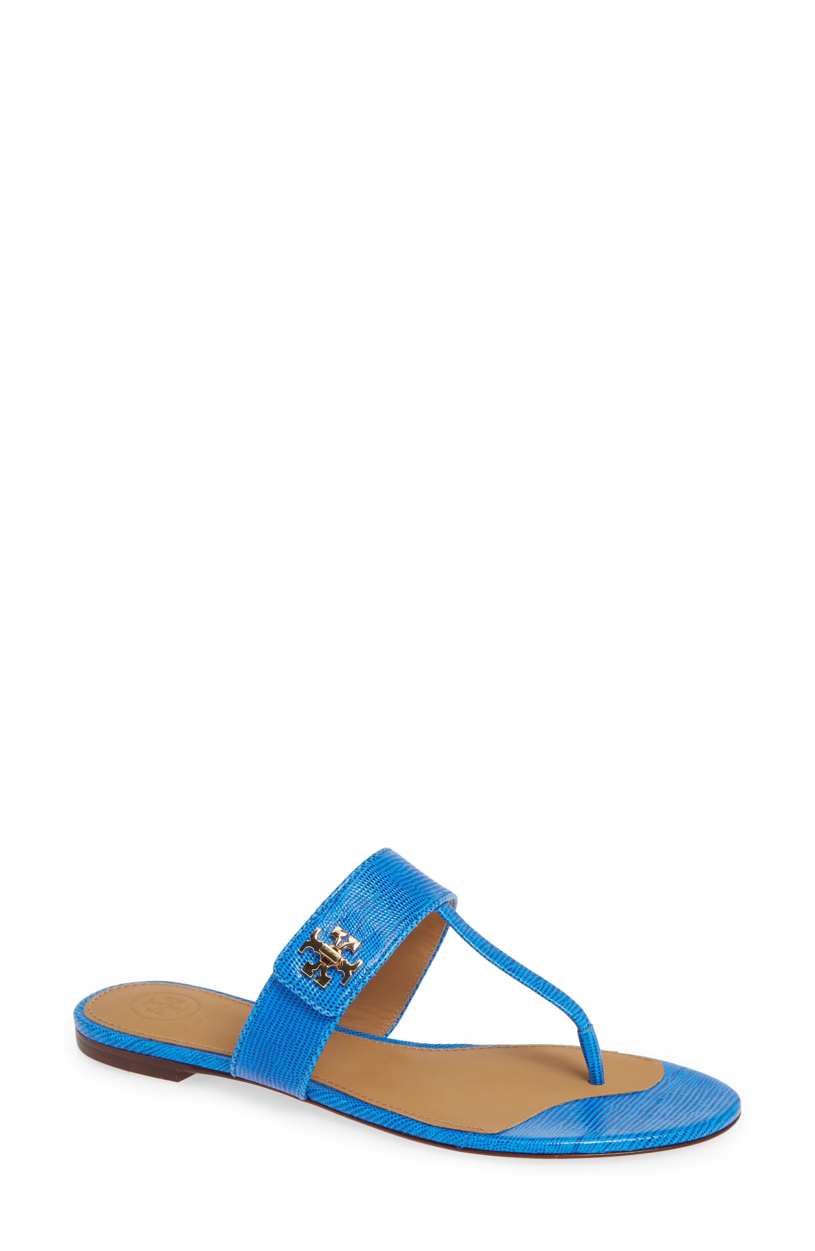 Tory Burch Kira Thong Sandal- Blue