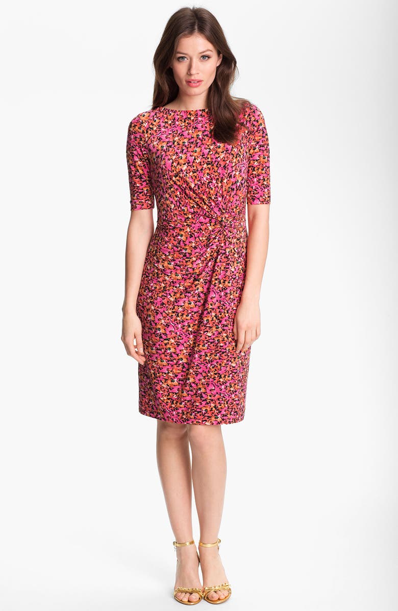 Chaus Twist Front Abstract Print Dress | Nordstrom