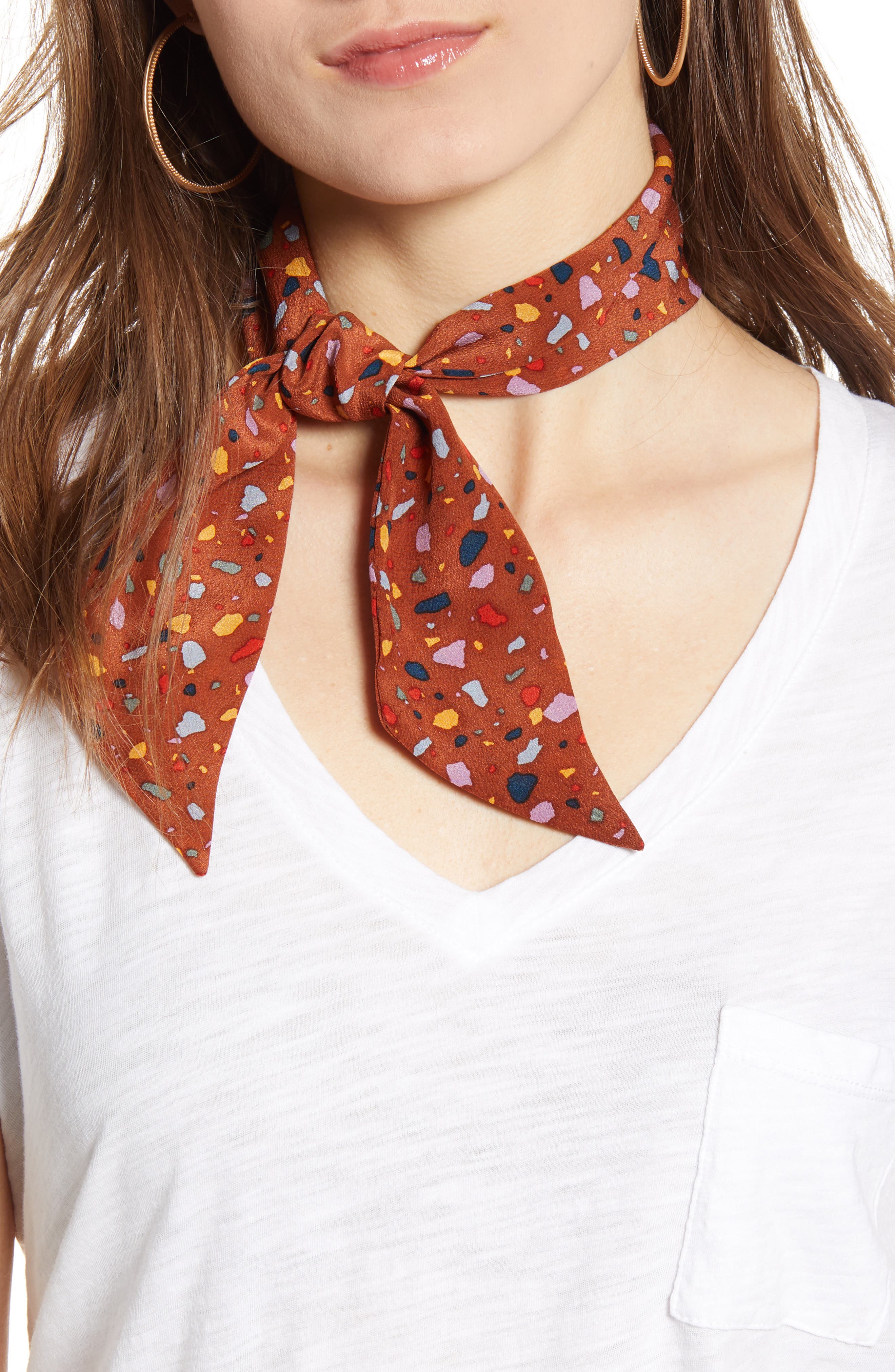 Madewell Silk Skinny Bandana Nordstrom