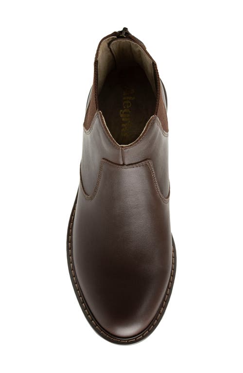 Alegria By Pg Lite Meadow Chelsea Boot In Chocolate