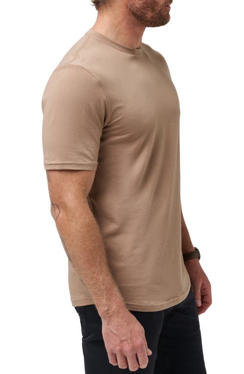 Shop Travismathew Cloud Crewneck T-shirt In Portabella