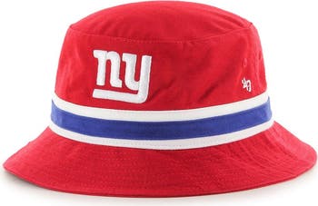 47 Men s 47 Red New York Giants Striped Bucket Hat Nordstrom