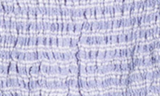 texture & thread smocked peplum tank top in stripe