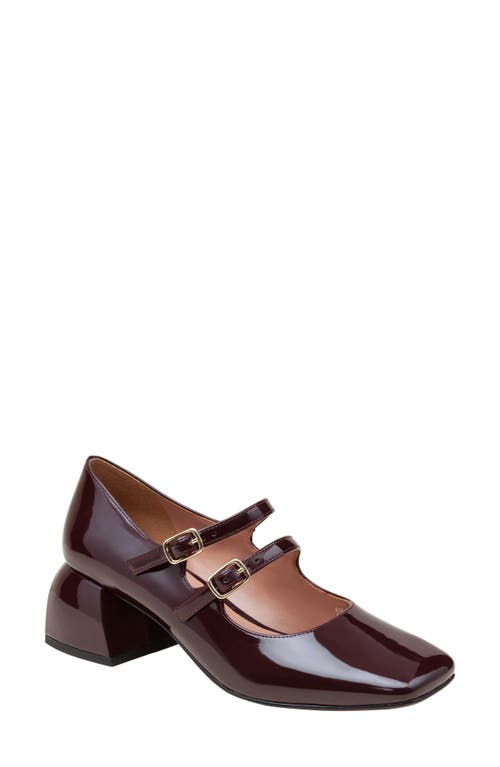 Linea Paolo Maurice Mary Jane Pump In Burgundy