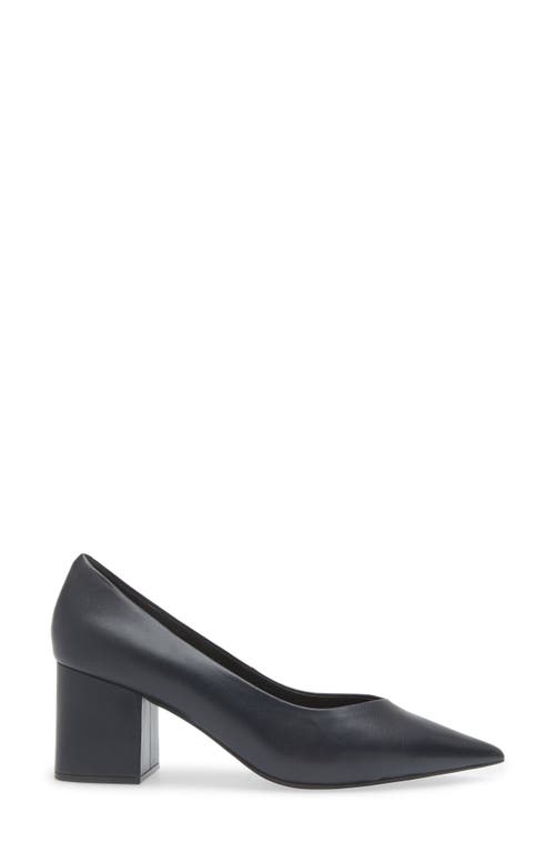 Shop Jeffrey Campbell Hourglass Pointed Toe Pump In Navy