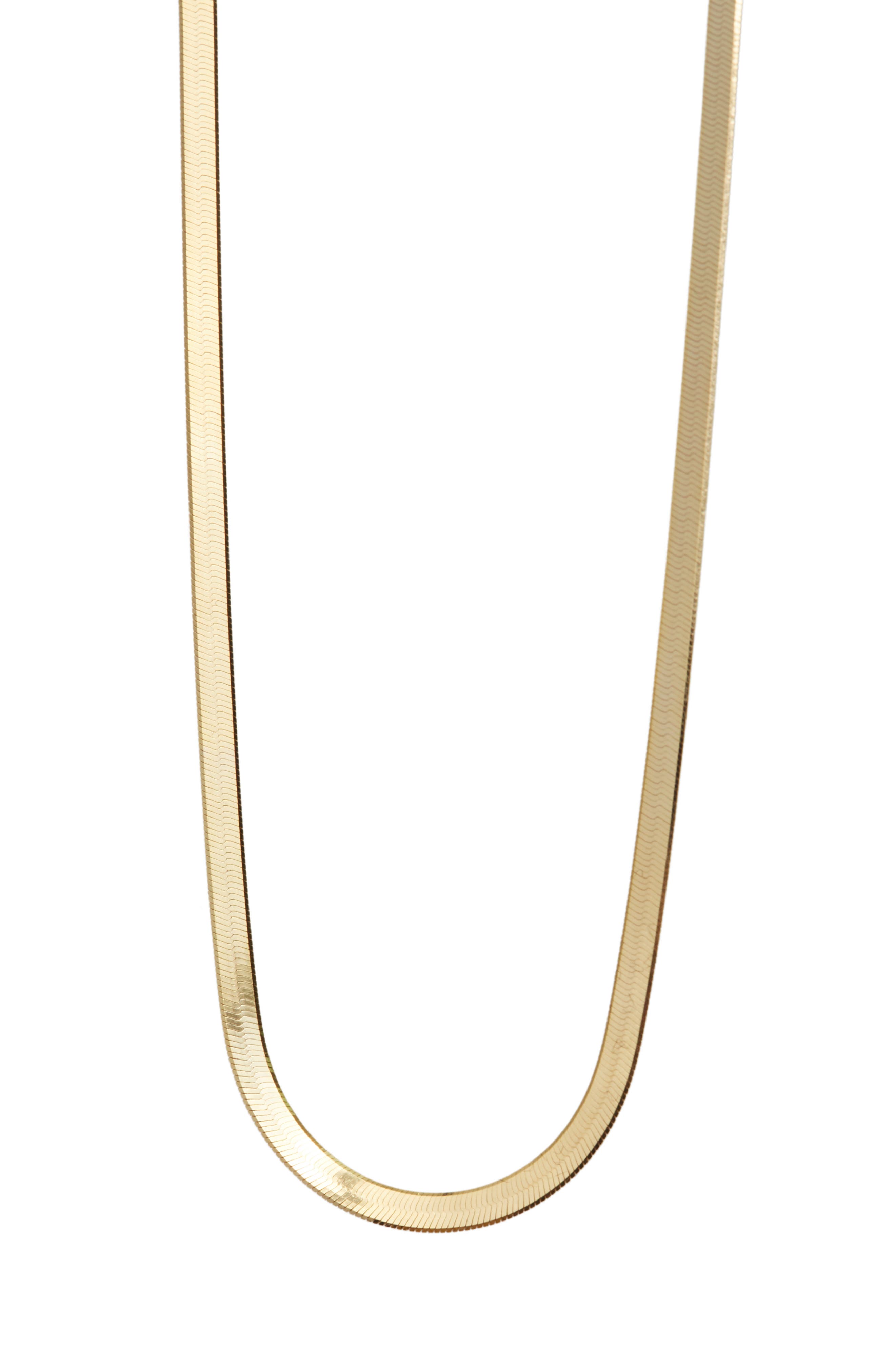 argento vivo herringbone chain necklace