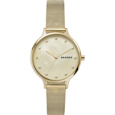 Skagen Anita Mesh Strap Watch,