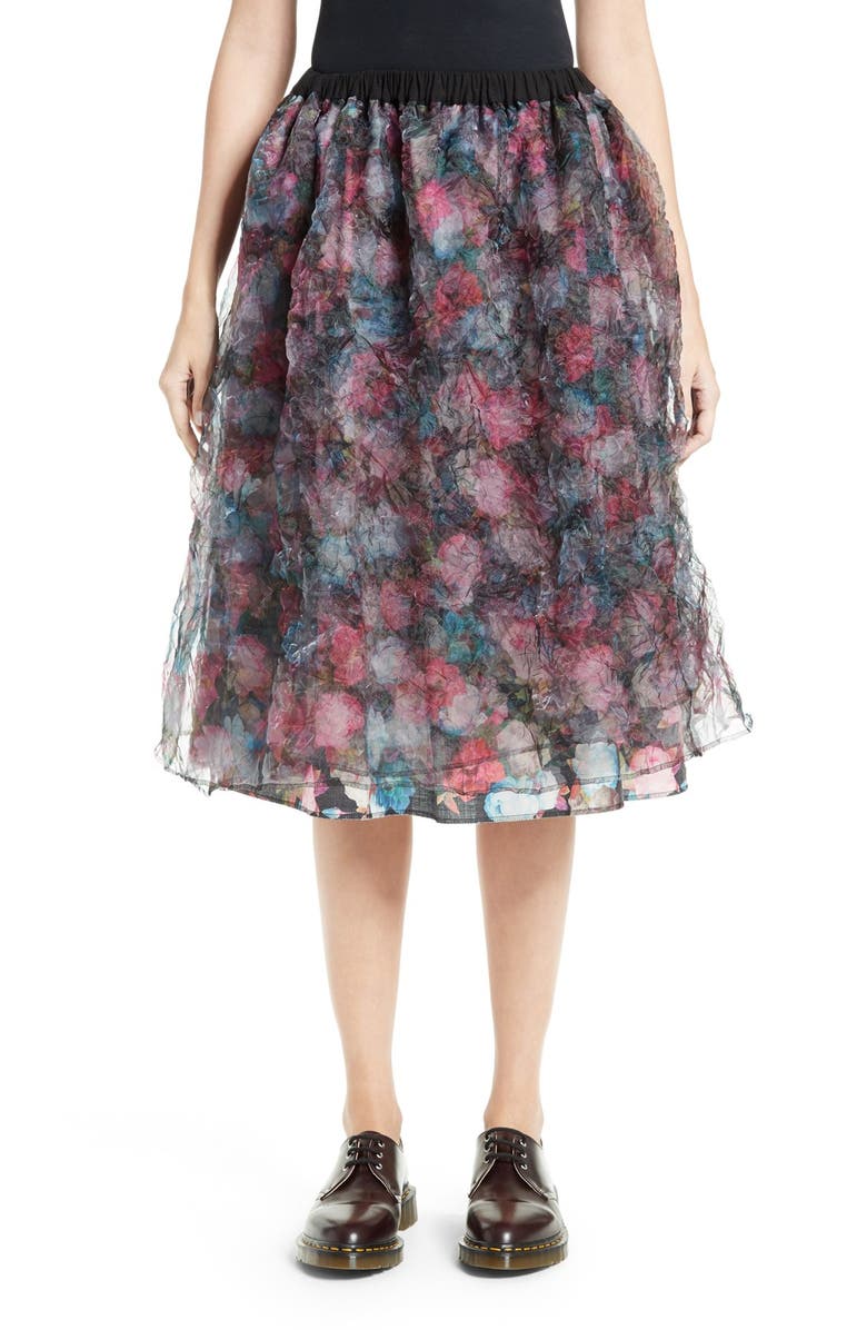 Tricot Comme des Garçons Floral Print Skirt | Nordstrom