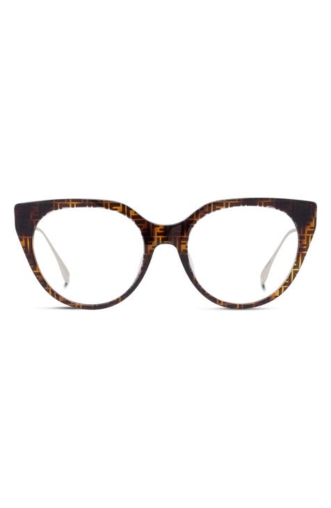 Fendi Tortoiseshell F Is Fendi Cat-Eye Glasses Fendi