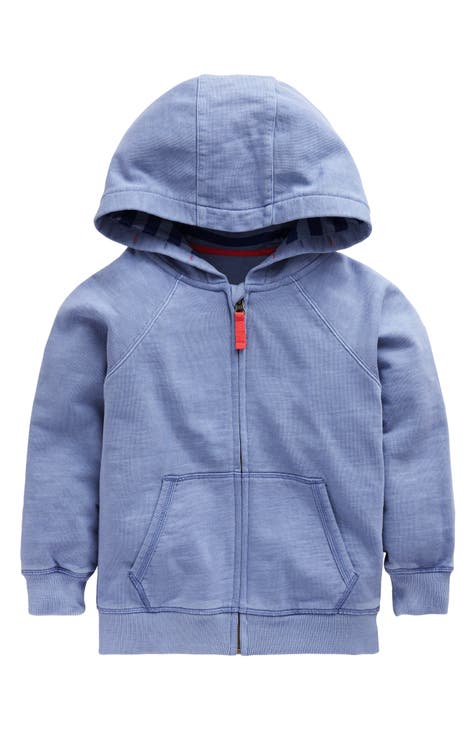 Baby 'CHRISTIAN DIOR ATELIER' Zipped Hooded Sweatshirt Light Gray Cotton  Fleece