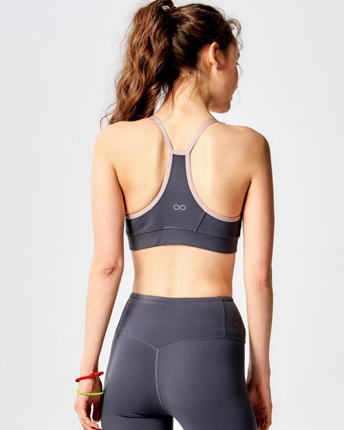 Shop Rebody Active Luna Cloudlux Bra In Smoke/mauve