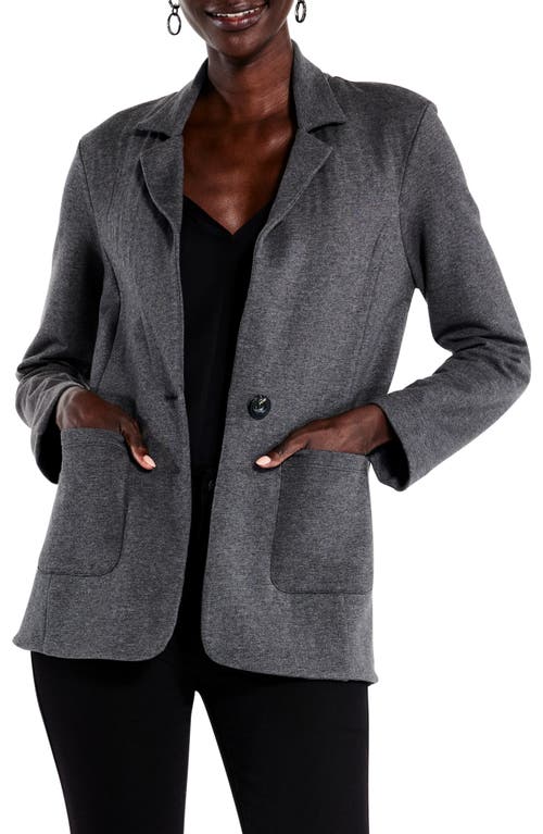 NIC+ZOE All Day Terry Knit Blazer in Eclipse