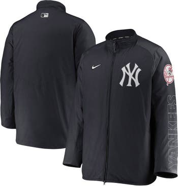 New York Yankees Nike Game Performance Full-Zip Jacket - Gray/Navy
