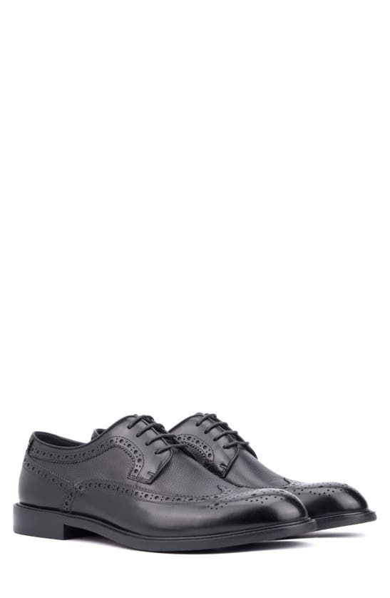 Vintage Foundry Stannis Brogue Derby In Black