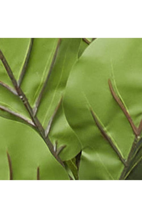 GINGER BIRCH STUDIO GINGER BIRCH STUDIO GREEN FAUX FOLIAGE ARTIFICIAL FIDDLE FIG LEAF TREE 