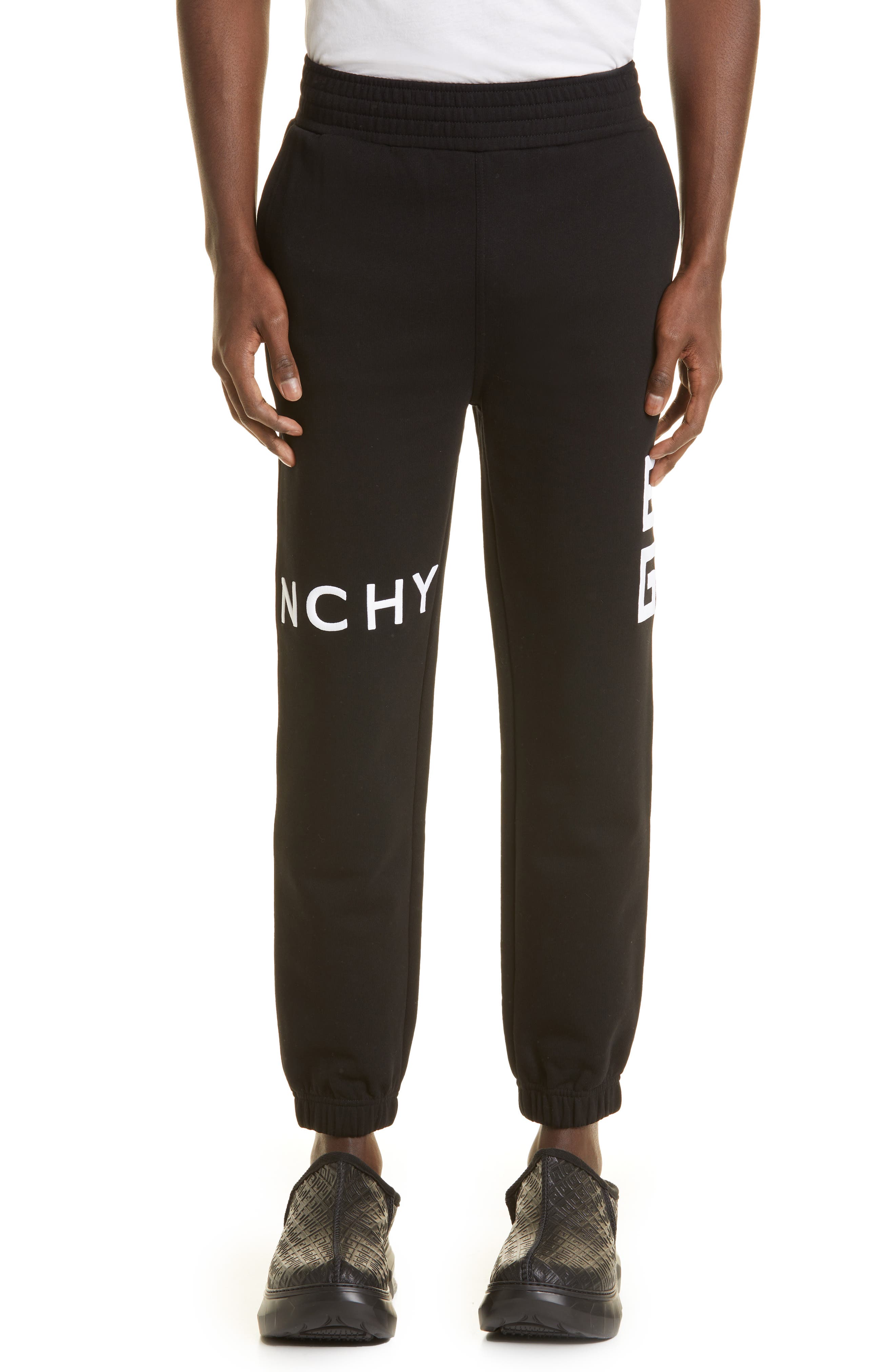 givenchy embroidered jogger pants