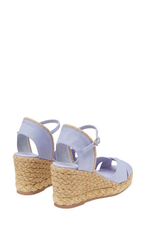 Shop Stuart Weitzman Mirela Espadrille Sandal In Wisteria/natural