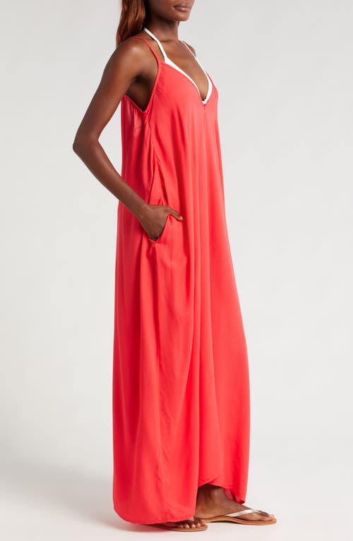 ELAN ELAN V-BACK COVER-UP MAXI DRESS 