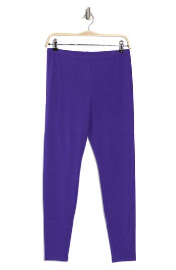 Eileen Fisher Tencel® Lyocell Ankle Length Leggings In Blue Violet