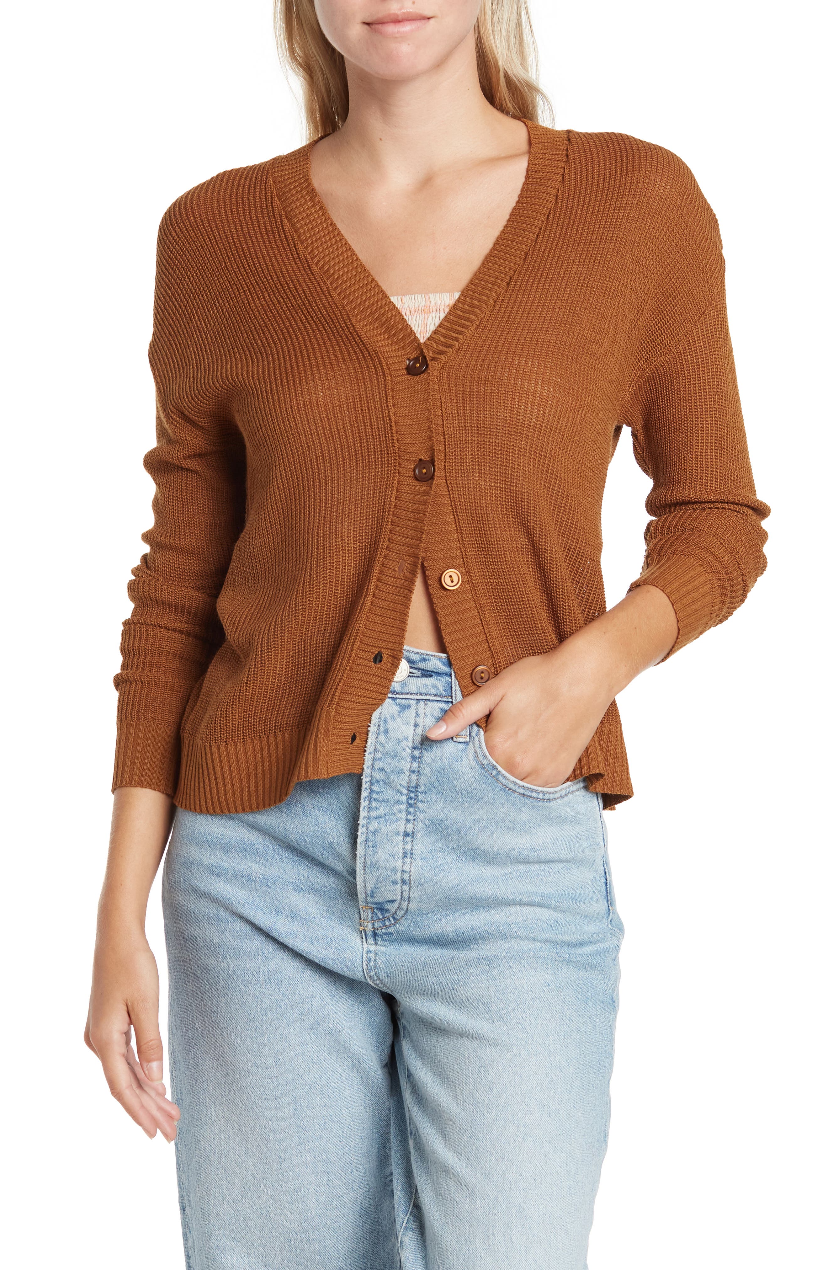 Brown Cardigan Sweaters for Women 