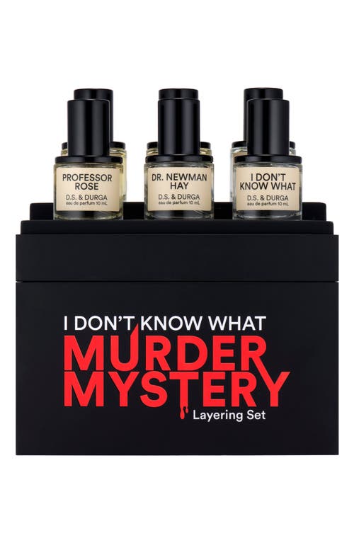 D.S. & Durga I Don't Know What Murdery Mystery Fragrance Layering Set (Limited Edition) $275 Value 