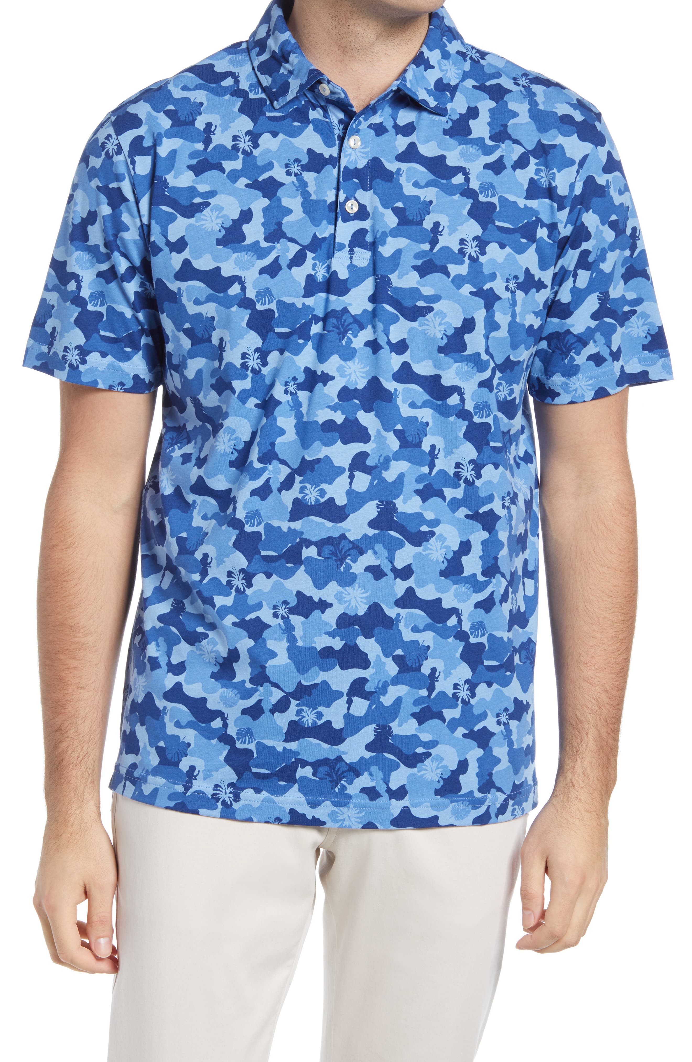 peter millar blue camo shorts