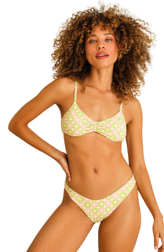 Shop Dippin Daisys Taylor Cheeky Swim Bikini Bottom In Retro Pop