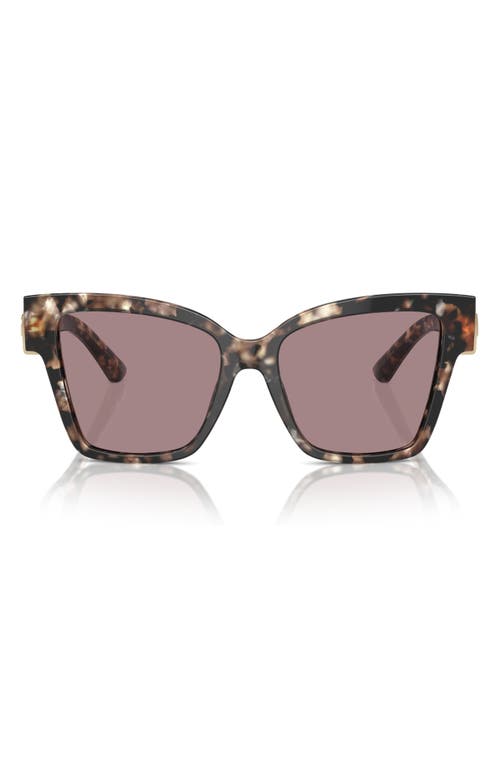 Shop Dolce & Gabbana Dolce&gabbana 54mm Gradient Square Sunglasses In Purple