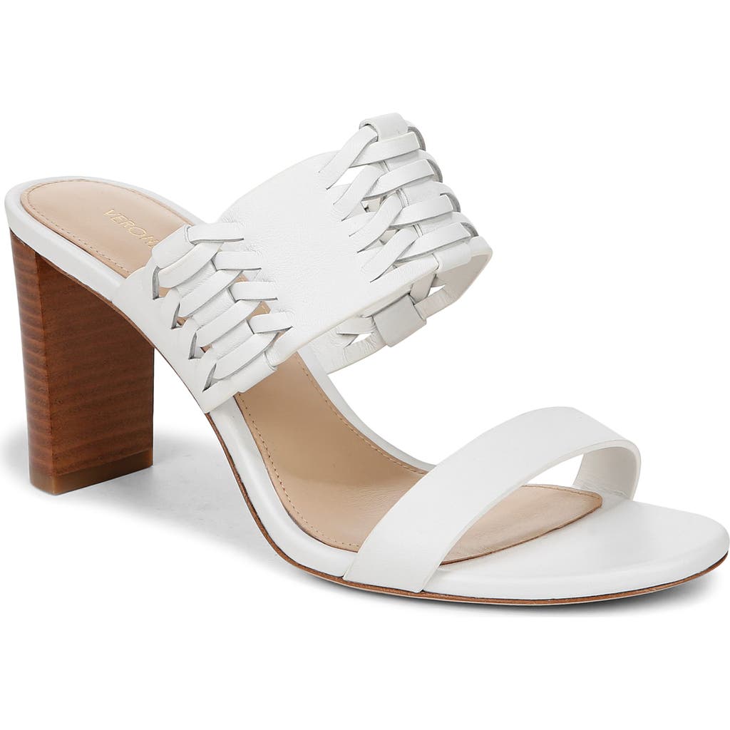 Shop Veronica Beard Georgie Slide Sandal In Coconut