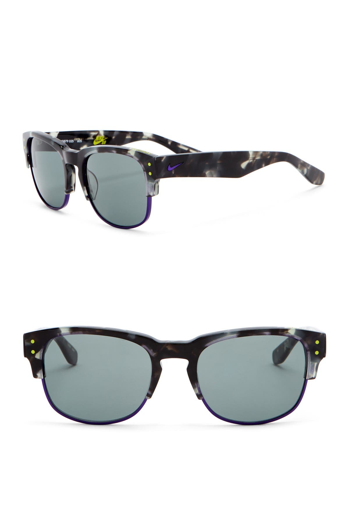 Volition 54mm Clubmaster Sunglasses 