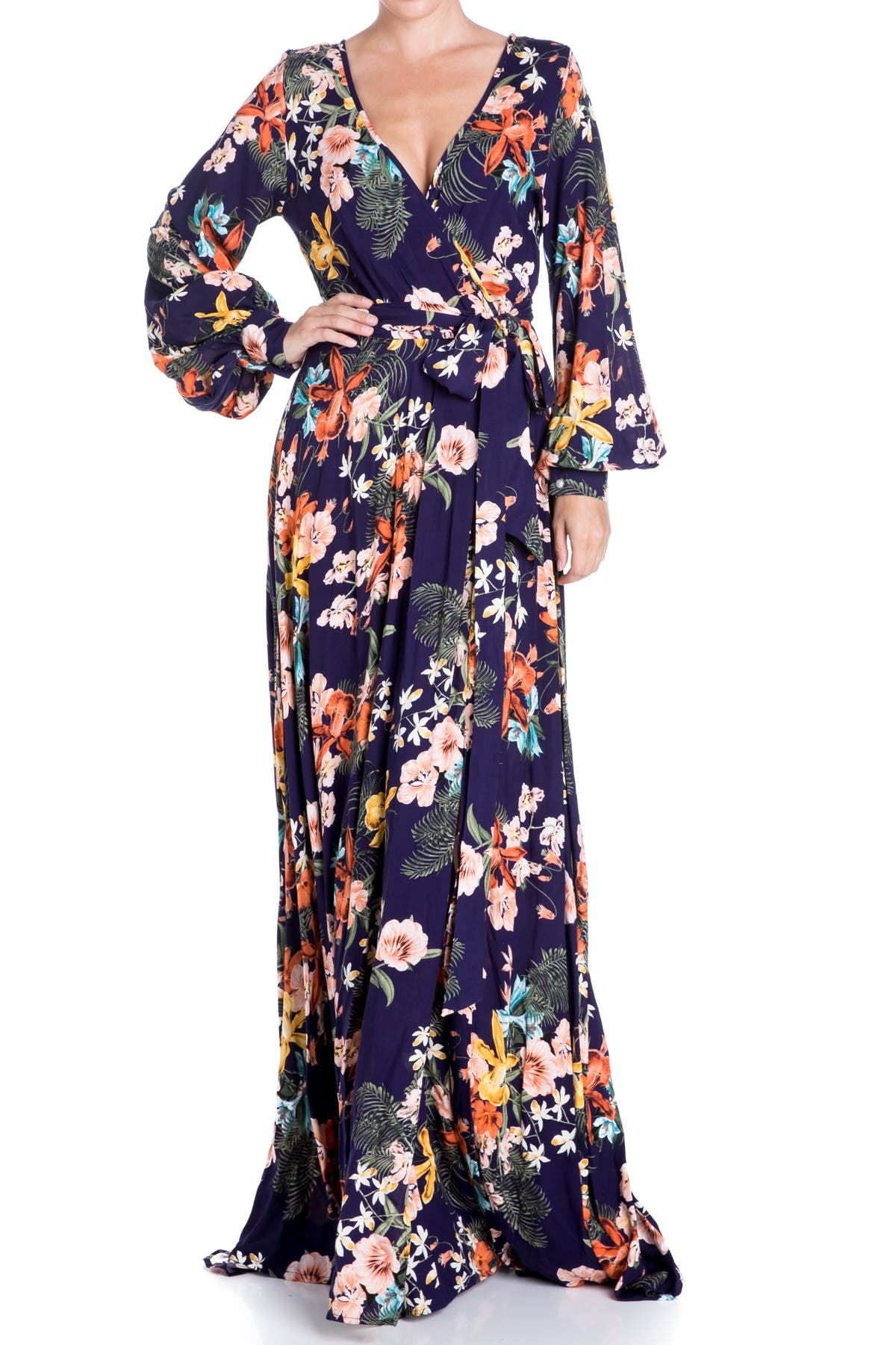 balloon maxi dress