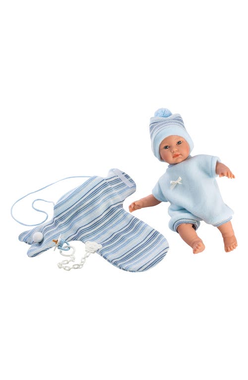 Llorens Liam 11-Inch Soft Body Crying Baby Doll in Blue at Nordstrom