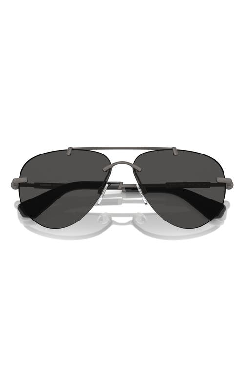 burberry 60mm Pilot Sunglasses in Dark Grey at Nordstrom