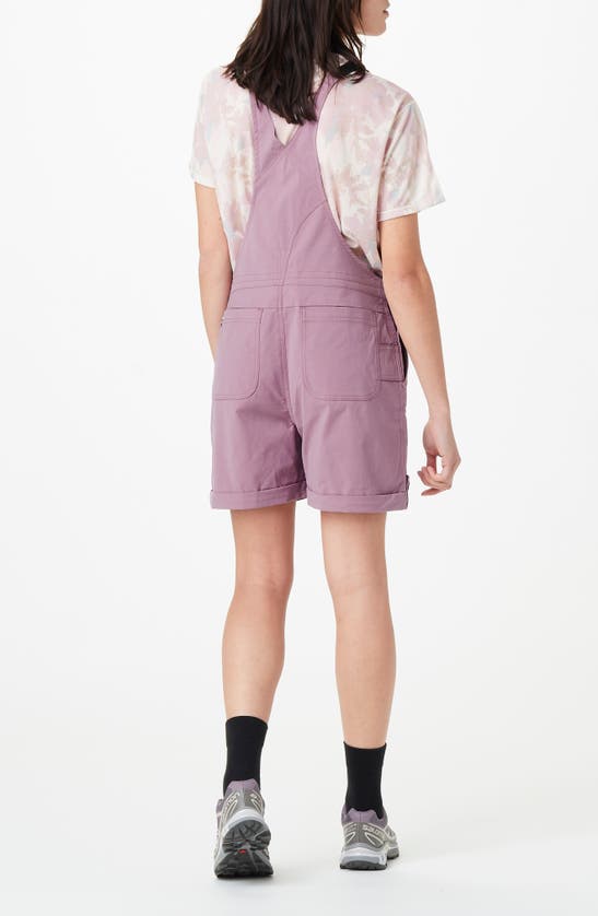 Shop Picture Organic Clothing Foday Water Resistant Short Overalls In Grapeade