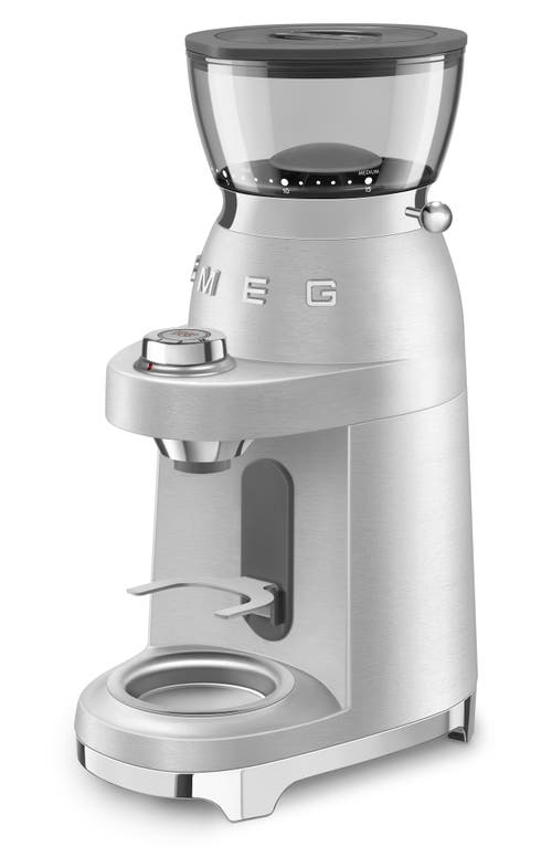 Smeg '50s Retro Style Espresso Grinder In Stainless Steel