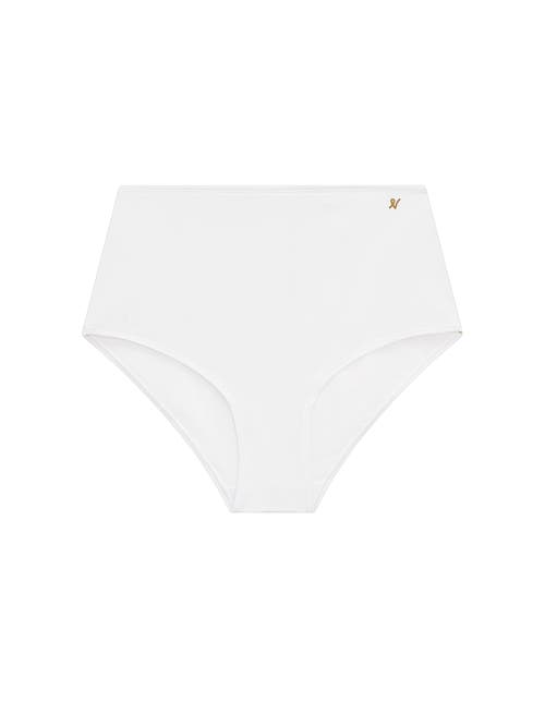 Nudea The Stretch High Waisted Brief In White