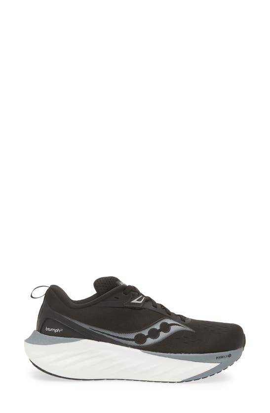 Shop Saucony Triumph 22 Running Shoe In Black/ White