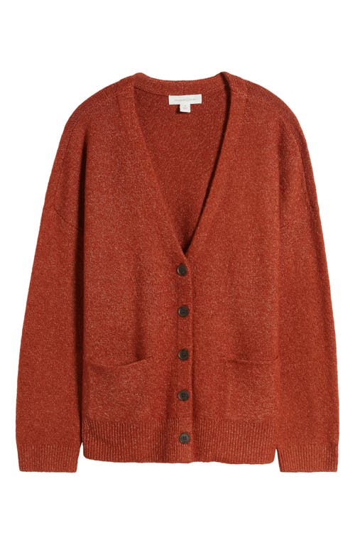 Shop Treasure & Bond Clean Oversize Cardigan In Rust Hills