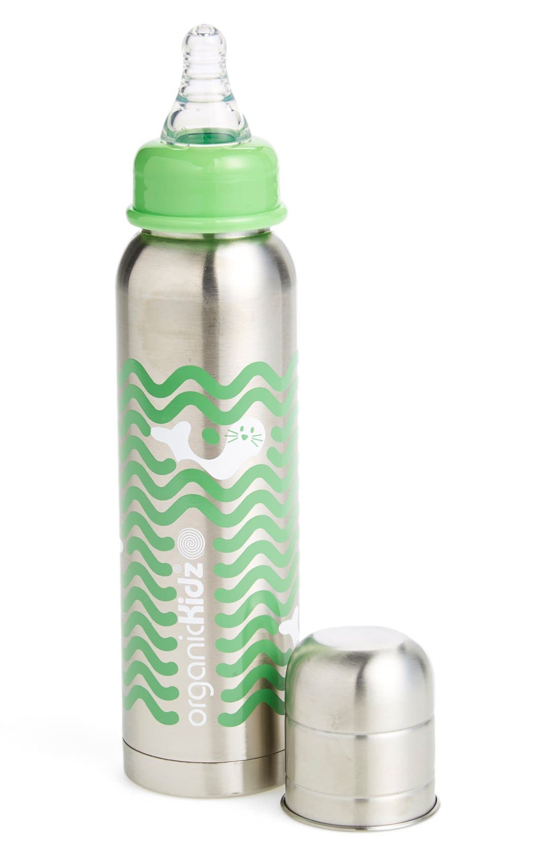 organicKidz™ 9oz Thermal Stainless Steel Baby Bottle Only