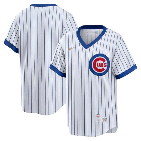 Youth Montreal Expos Mitchell & Ness Blue Cooperstown Collection Mesh  Wordmark V-Neck Jersey