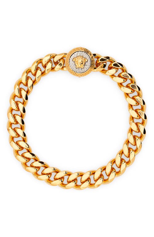 VERSACE VERSACE CURB CHAIN BRACELET 