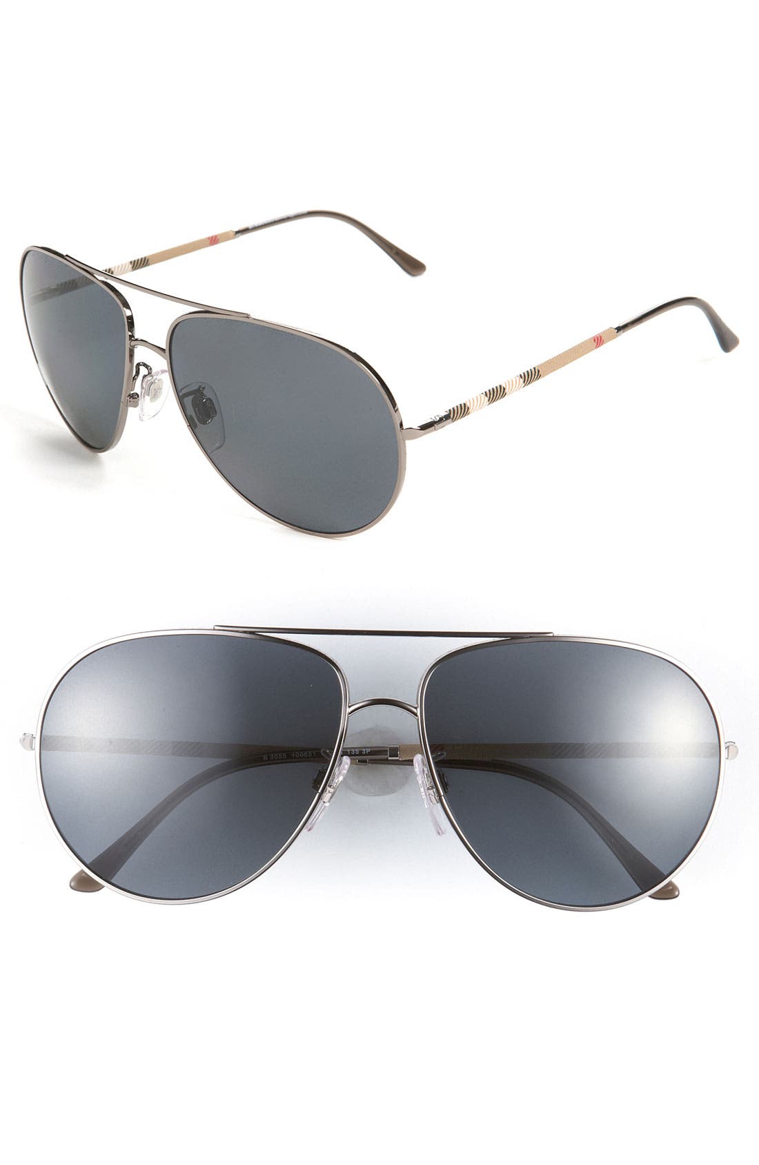 Burberry Polarized Aviator Sunglasses Nordstrom