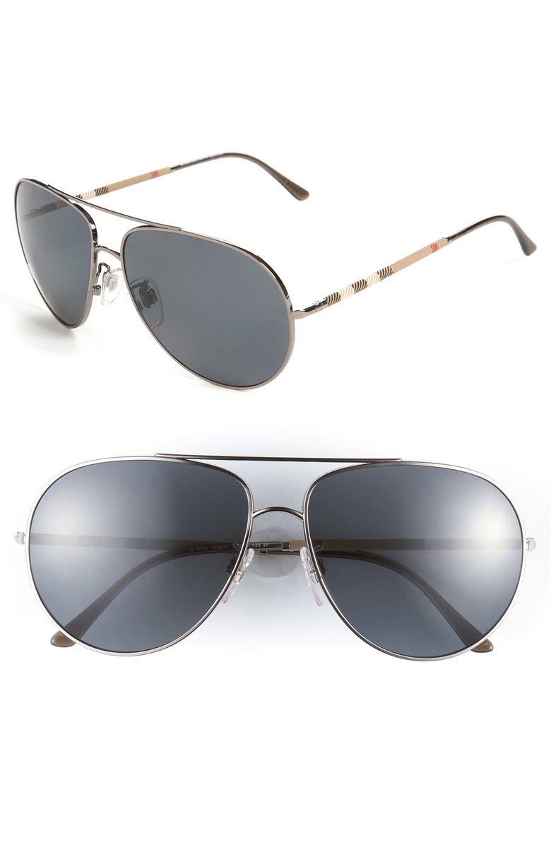Burberry Polarized Aviator Sunglasses | Nordstrom
