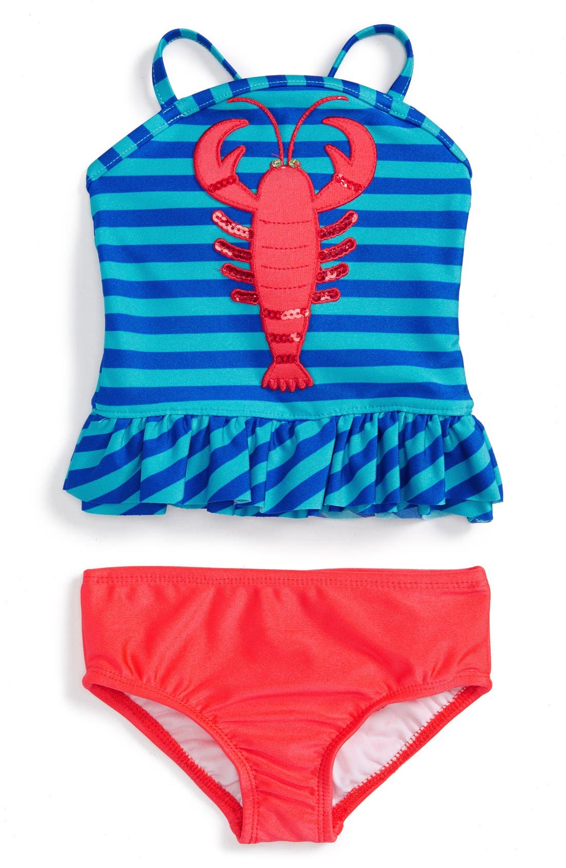 Love U Lots Ruffle TwoPiece Swimsuit (Baby Girls) Nordstrom