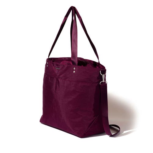 Baggallini Large Carryall Tote In Mulberry