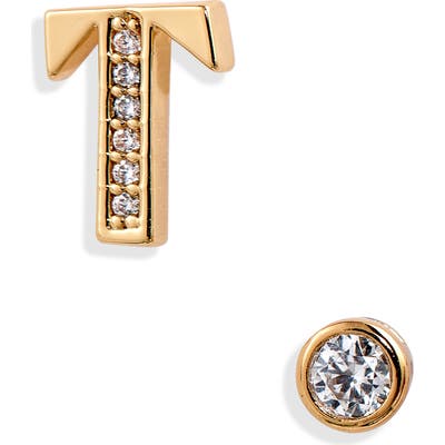 Kate Spade New York Initial Mismatched Stud Earrings