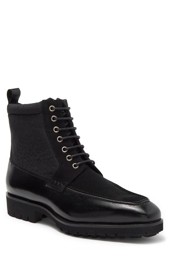 Maison Forte Stonegate Lug Boot In Black