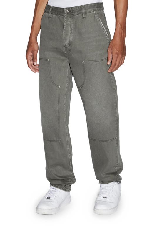 Ksubi Ghosted Operator Straight Leg Jeans Green at Nordstrom,